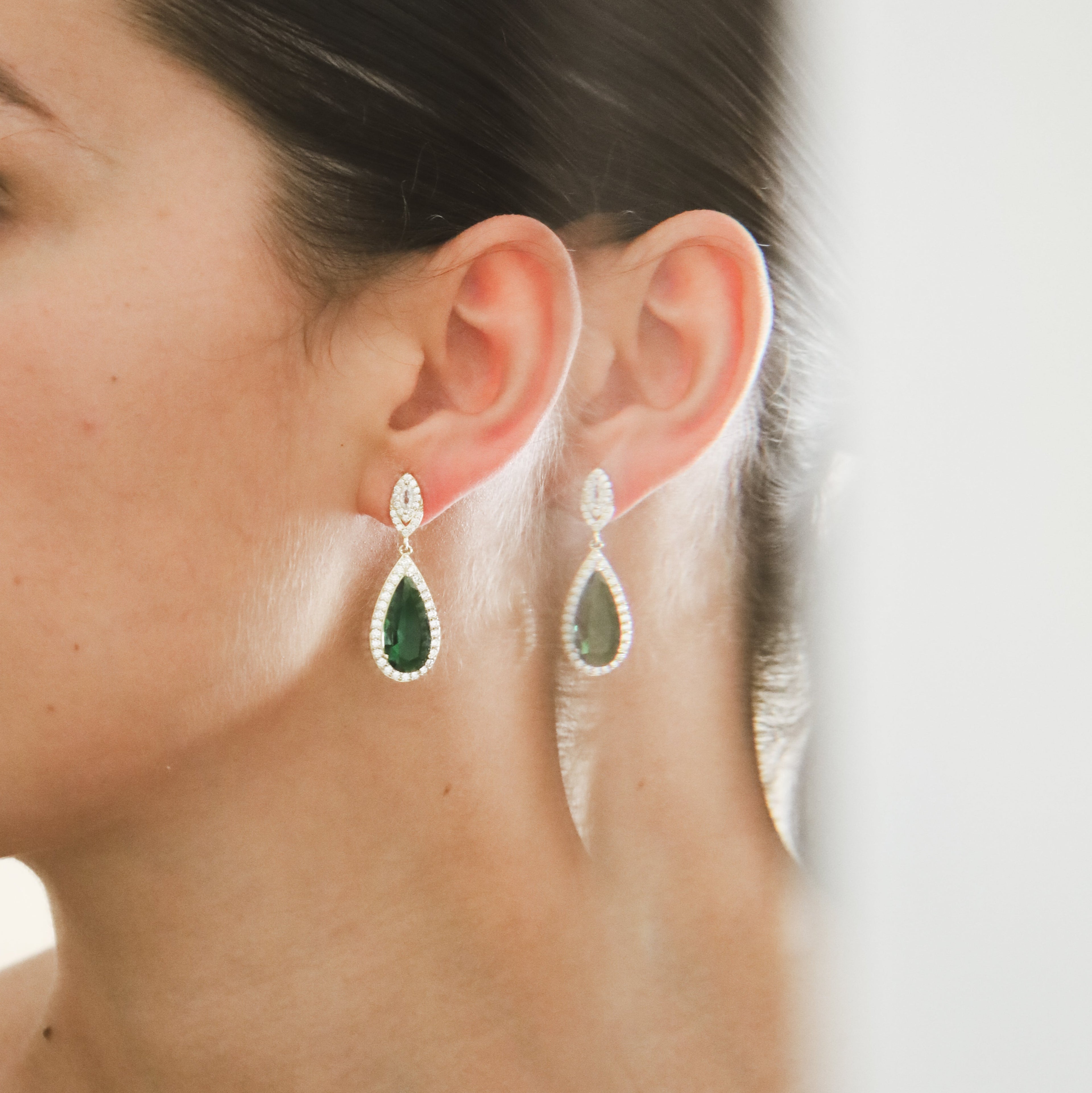 Brincos Luz de Esmeralda